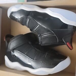 Jordan 6 Rings "Black/Gym Red/White" Toddler Boys' Shoe